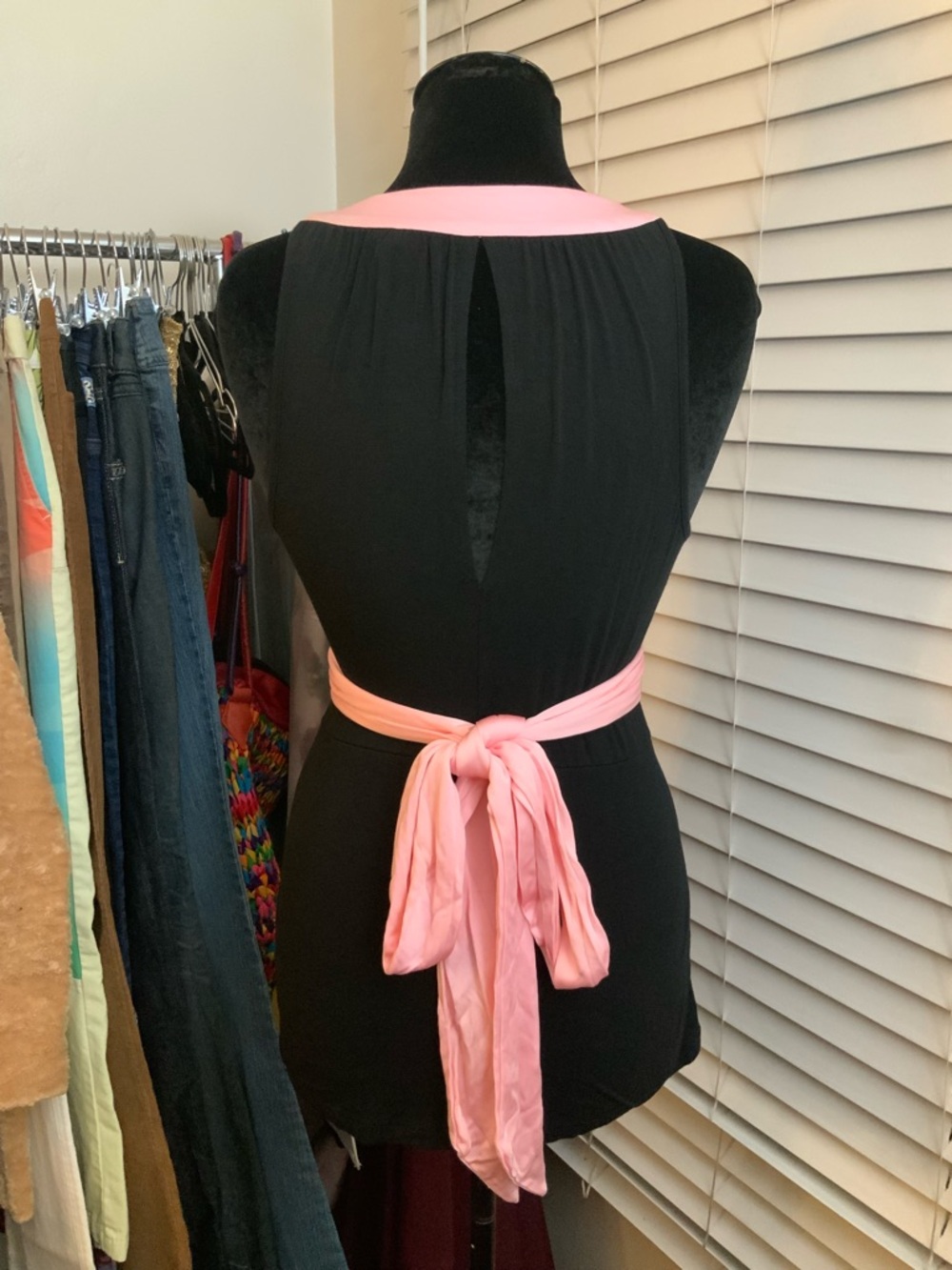 Y2K Moda International Babydoll Tie Top - Picture 3 of 7